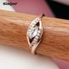 Женское кольцо SIMJOO с цирконовым камнем, стильное и элегантное индивидуальное кольцо