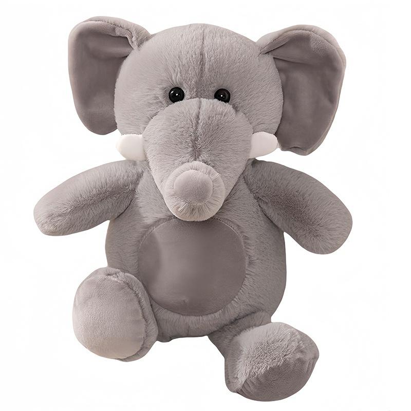 Cute Cute Gray Elephant Doll Plush Toy Long Nose Baby Elephant Doll Children Soothing Pillow Rag Doll