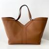 Cross Border New Lazy And Relaxed Bag Women's Y-shaped Leather Tote Bag Large Capacity Single Shoulder Hand-held Commuting Bag