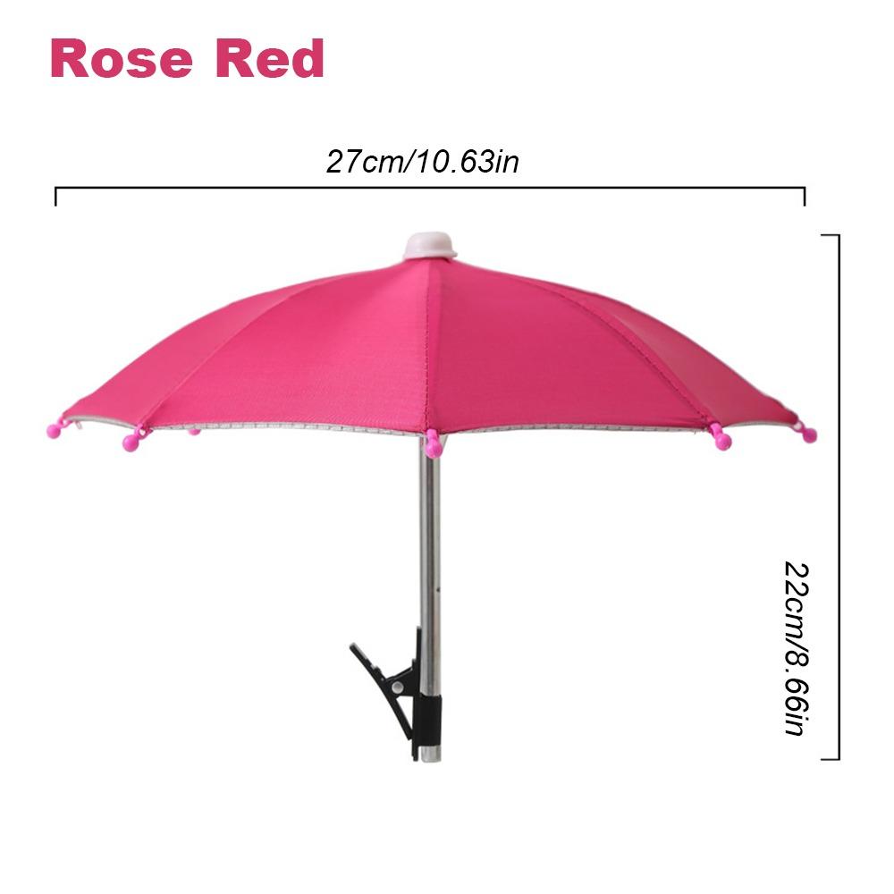 Anti-Glare Phone Umbrella Holder With Clip Phone Fixed Clip Electric Vehicle