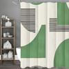 Irregular Geometric Line Modern Simple Shower Curtain, Bathroom Decorative Shower Curtain, Waterproof Shower Curtain with Hooks