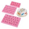 3D Letter Number Silicone Fondant Molds Chocolate Cake Molds Cake Decorating DIY Tools Jelly Cookies Baking Printing Mould