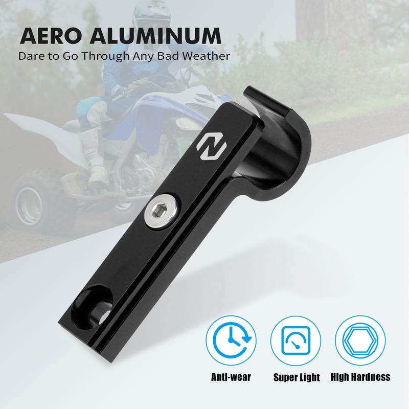 NICECNC For Yamaha Raptor 700 2012-2020 Brake Hose Line Hose Clamp Holder ATV Single Cable Guide Aluminum Accessories Black Red