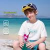ASK JUNIOR Футболка с коротким рукавом для мальчиков, 7A, антибактериальная, из чистого хлопка