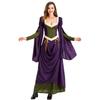 Medieval Queen Costume Dress Cosplay Party Halloween Ball Renaissance Festival Womens Elegant Long Gown