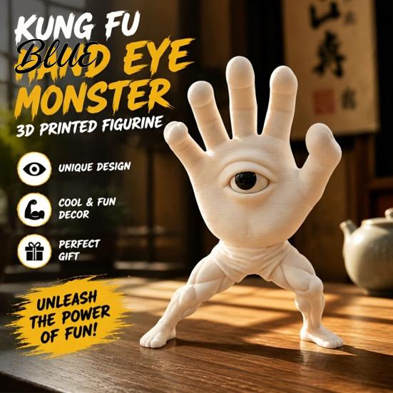 Детальные 3D-печатные модели Статуя Демона Руки Кунг-фу Фэнтезийная Скульптура Боевых Искусств Уникальные Реквизиты для Хэллоуина Фигурка для Настольного Полка Жуткий Дом