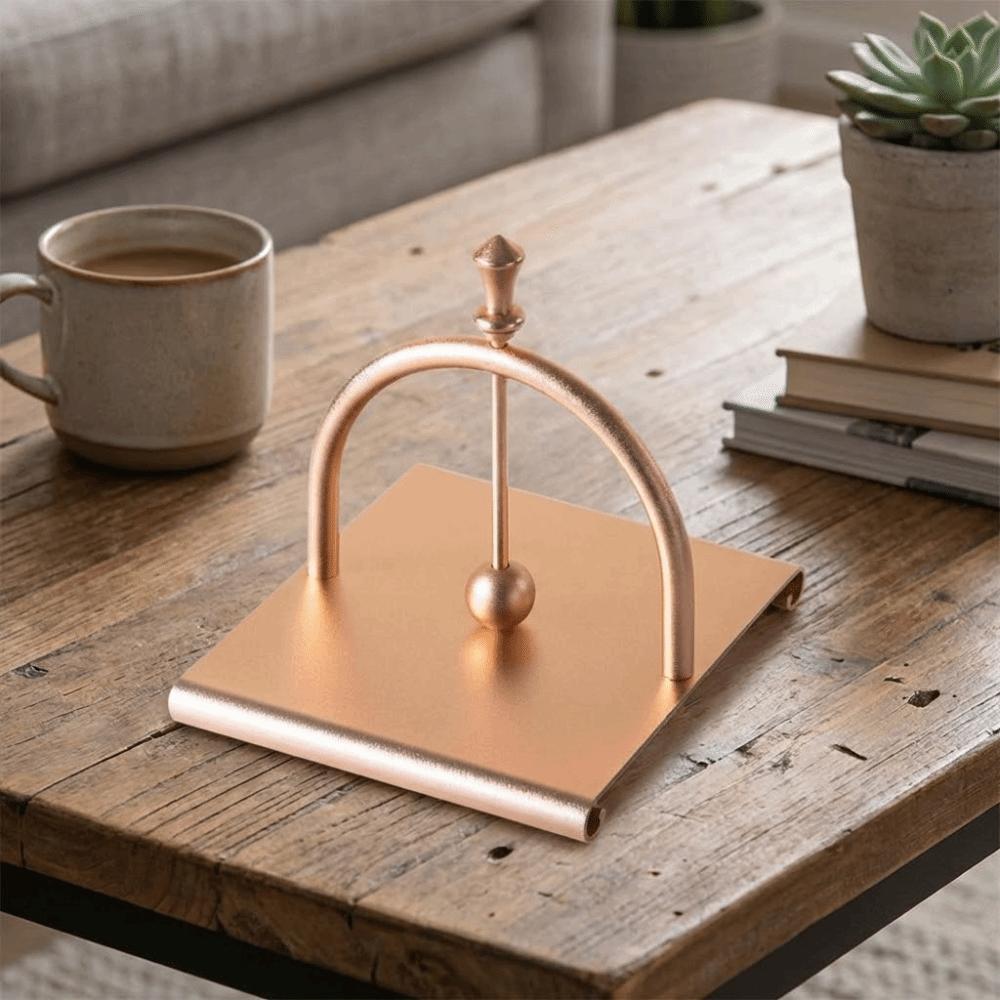 Retro Square Tissue Holder Creative Tabletop Tissue Rack Cafe Dinning Table