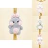 Adorable Plush Bunny Keychain Soft Rabbit Doll Wedding Favor Bag Charm