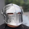 Medieval Barbuta Helmet, 18g Mild Steel, Costume Armor Gift