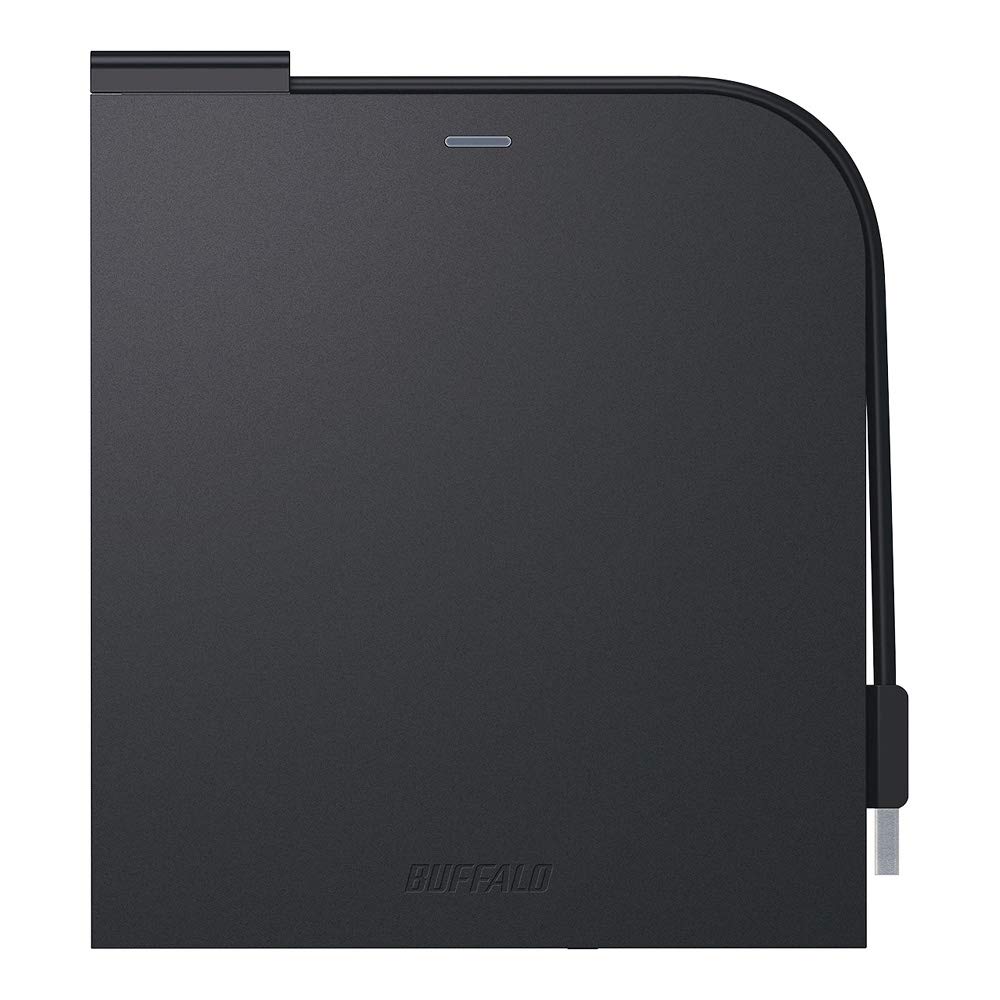 Buffalo Портативная модель, совместимая с BUFFALO, USB3.2 (Ген1) DVD-ROM только для чтения DVSM-PTR8U3-BKA