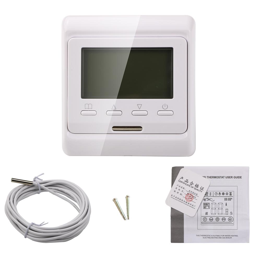 Wi-Fi интеллект, термостат с подогревом пола, 220 В, ЖК-экран, программируемая температура, приложение Vioce Control, термостат, контроллер теплого пола