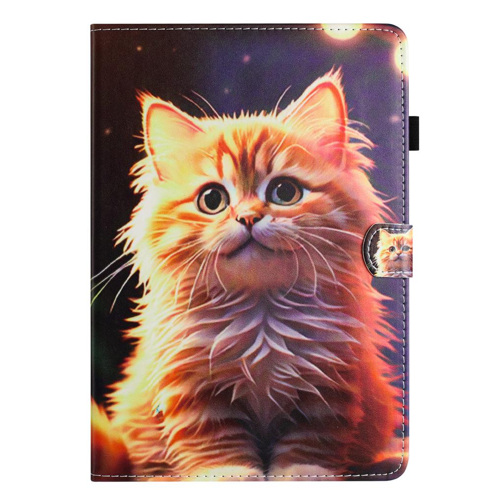 For iPad (2025)/10.9 (2022) Case Pattern Printing Full Protection PU Leather Stand Tablet Cover