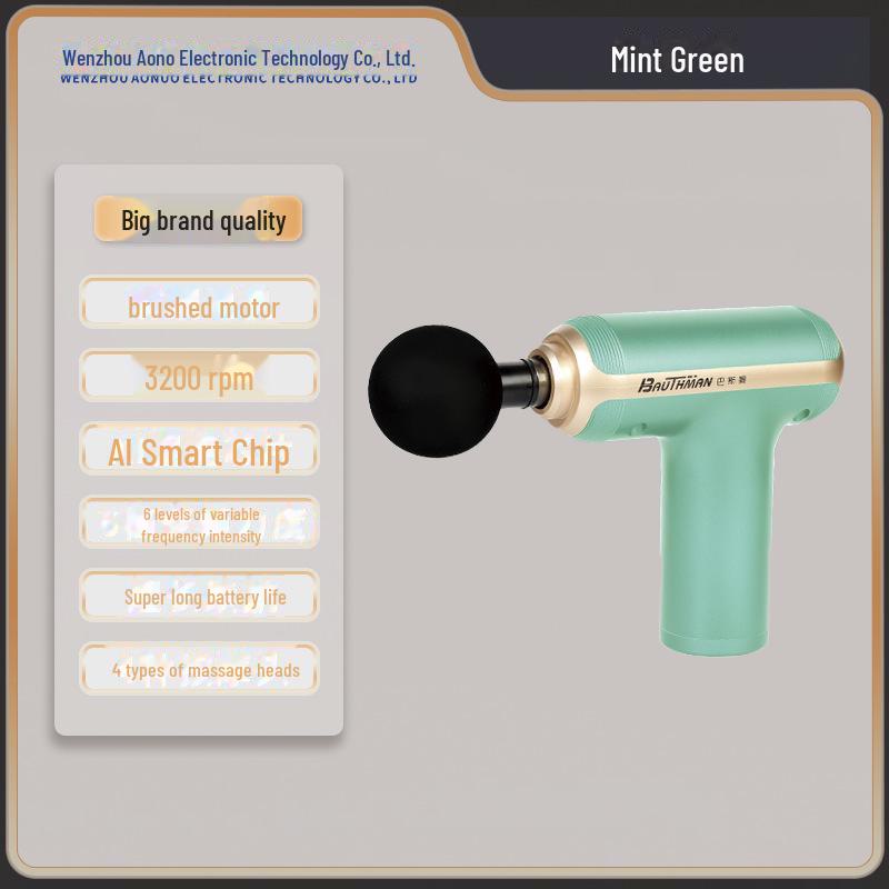 Женский портативный мини-фасциальный пистолет: Креативный электрический меридианный массажер для трансграничного здравоохранения