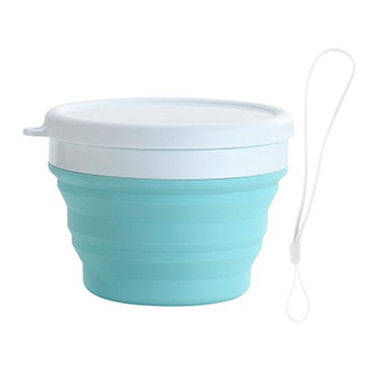 Silicone Collapsible Travel Cup Set 550/350/200/100/950ML Folding Camping Cup Bowl Expandable Drinking Cup