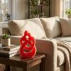 Plastic 3D Printed Figure Romantic Kiss of Love Figurine  Home Decoration
