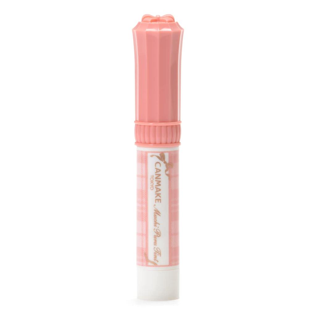 CANMAKE Mucchiri Plump Tint 02 Peach 2.5g Объемный глянцевый оттенок освежающий розовый