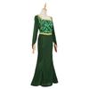 Monster Shrek Uniform Princess Fiona Green Dress Uniform Halloween Stage Performance Uniform