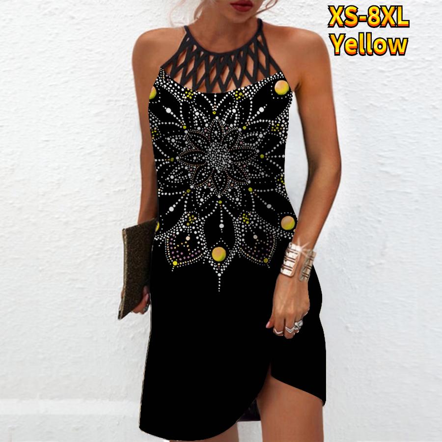 Летнее модное сексуальное платье без рукавов, мягкое повседневное платье с 3D флэш-ромбом и цветочным принтом, платье на бретельках без рукавов, летнее платье на подтяжках