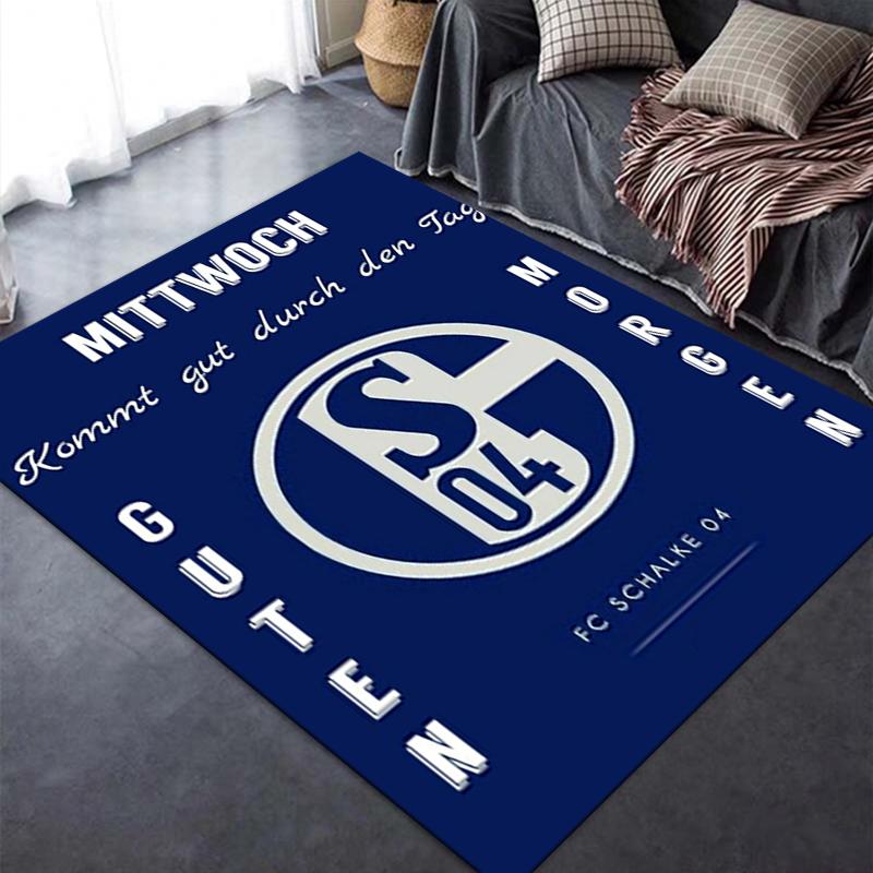 2025 New FC Schalke 04 Carpet Rug for Living Room Bedroom Home Sofa Decoration,Kids play Non-slip Floor Mat49