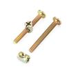 10set Hex Head Barrel Nuts Flat Round Head Furniture Hardware Kit Hex Socket Screws  For Chairs
