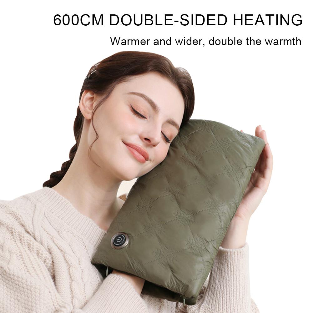 Electric Hand Warmer Electric Heated Gloves Fast Heating Hand Warmer Pouch Soft Heating Mitts for Outdoor Camping Fishing