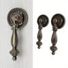 2pcs Vintage Single Hole Zinc Alloy Cabinet Door Handle, Drawer, Clothing Cabinet Handle