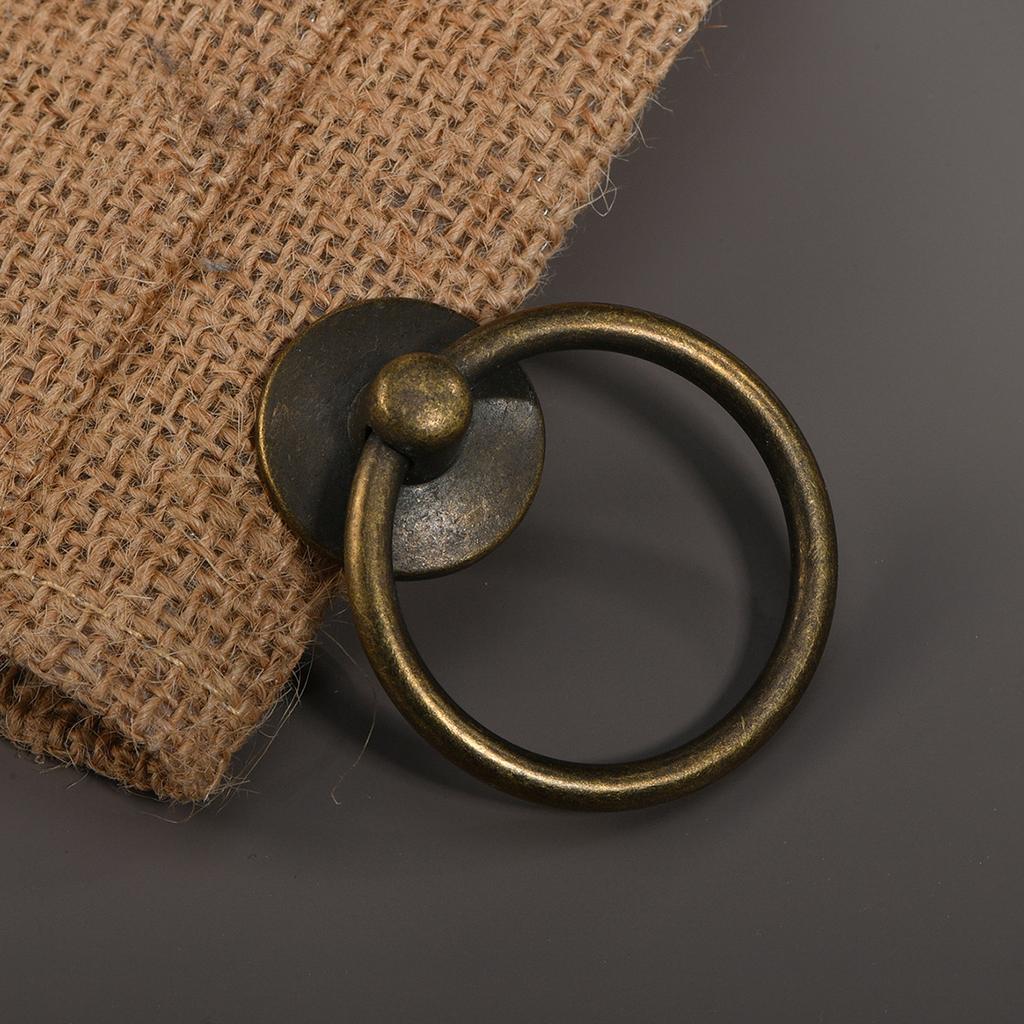 2pcs Circular Single Hole Drawer Handles, Cabinets, Wardrobe Handles,Vintage Alloy Handles