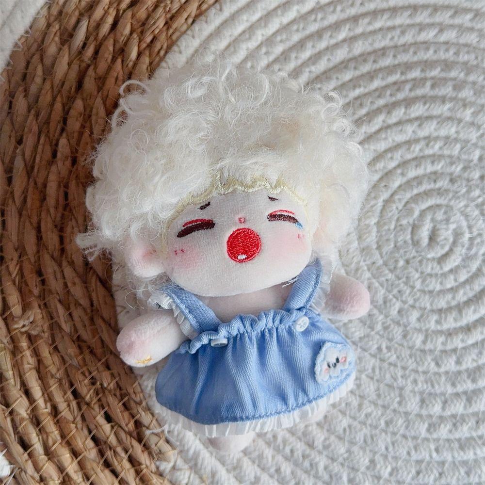 Cowboy Cotton Doll Denim Strap Skirt Doll Accessories Cotton Doll Idol Dolls Overalls  As Kids Gift