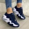 Fashion Breathable Vulcanized Shoes Women Casual Platform Sneakers Summer Thick Bottom Low Top Large Size Canvas Casual Shoes