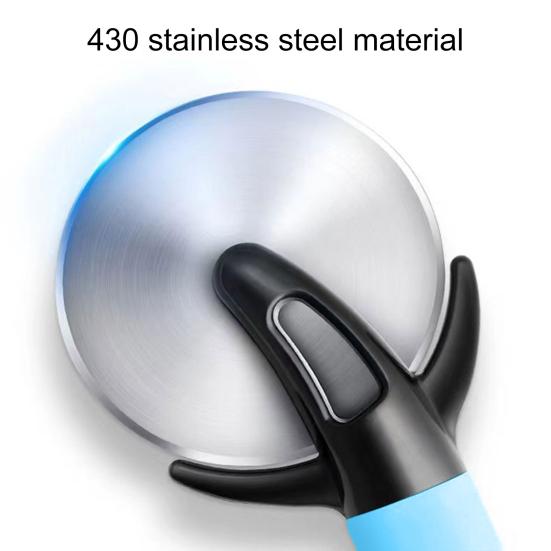 Нож для пиццы с защитной крышкой, острый край, эргономичная ручка, гладкая режущая поверхность, устойчивое к ржавчине колесо для пиццы, кухонный гаджет