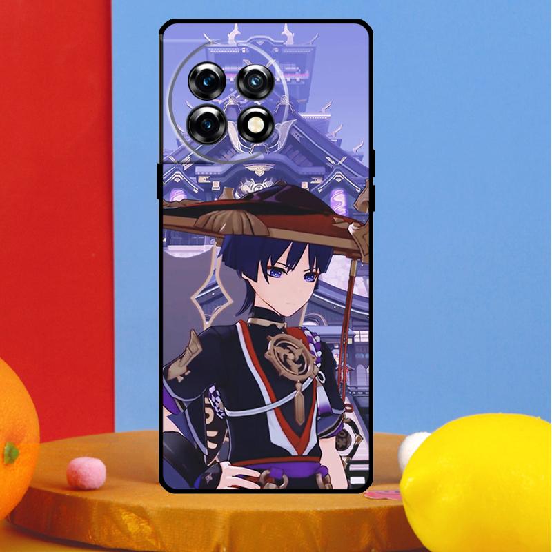 Чехол Scaramouche Genshin Impact для OnePlus 12 11 13 13R 12R 10 Pro 8T 10T OnePlus Nord 4 CE 2 3 Lite N10 N20 N30