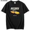 Men T Shirts Round Collar Tops JDM T Shirt Initial D Short Sleeve O-Neck Tshirt Car Styling T-shirt Streetwear Graphic Tshirt