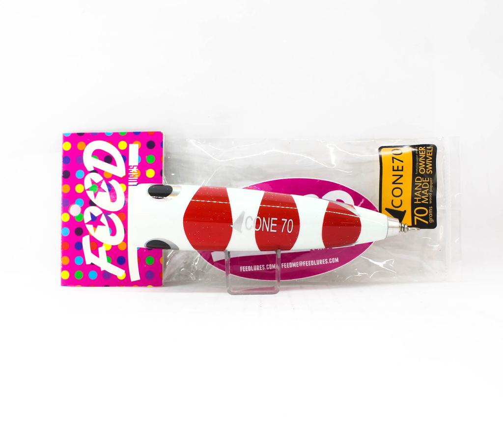 Feed Cone 70 Hand Made Wood Popper Floating Lure 70 grams 80 (5080)