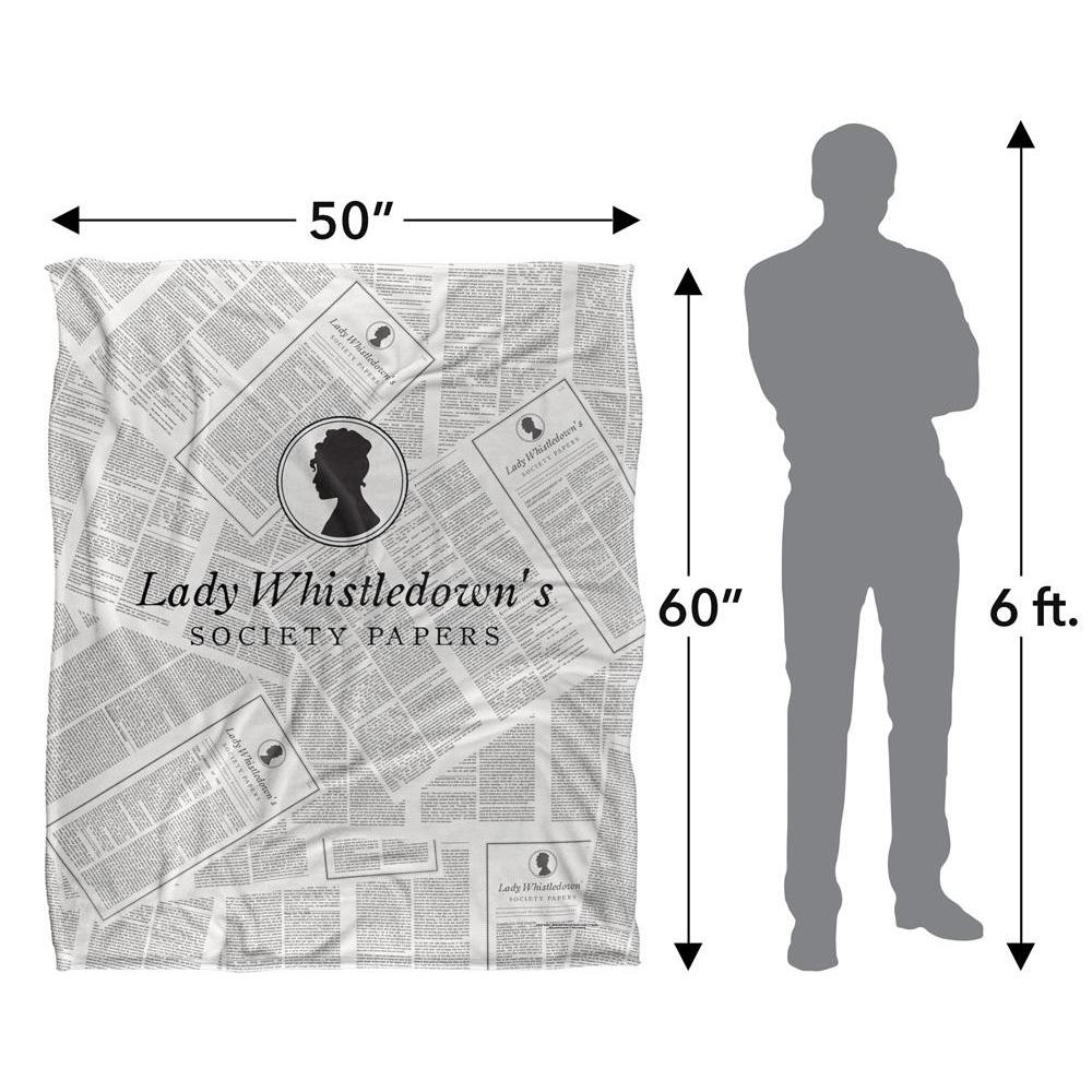 Бриджертоны Шёлковое Новостное Полотно Леди Уислдаун Супермягкое Одеяло