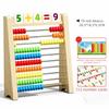 Wooden Number Arithmetic Abacus Colorful Beads Early Math Learning Toy  3-6 Year Olds Toys