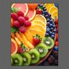 Fruit Diamond Painting Strawberry Lemon Picture Full Diamond Mosaic Cross Stitch Kit Art DIY Kitchen Restaurant Home Decoration