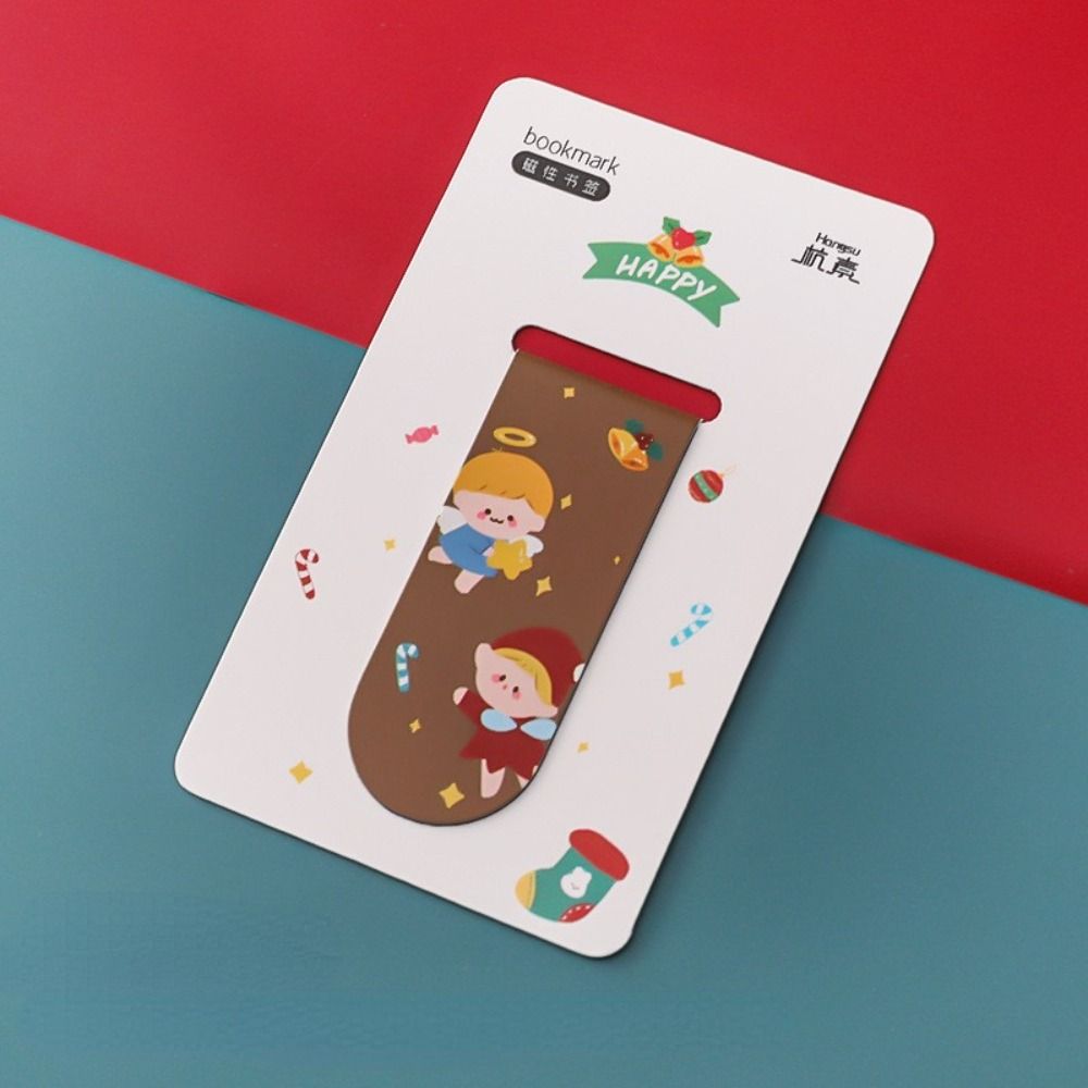 Office Supplies Page Marker Book Page Folder Magnetic Bookmarks Christmas Bookmarks Reading Marker