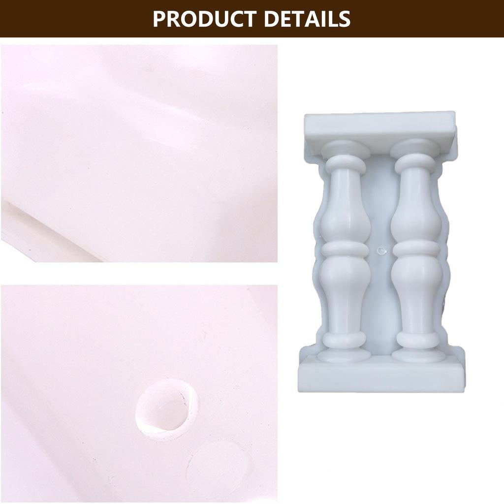 Пластиковая форма для изготовления двойной вазы, балконного художественного ограждения, римской колонны, украшения для дома и сада, гипсовой бетонной формы