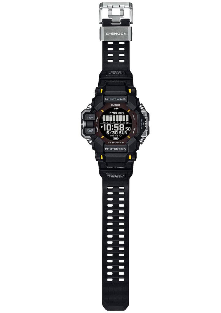 Часы Casio G-Shock RANGEMAN (Оригинальная японская модель) GPR-H1000-1JR, Мужские, Черный, GPS, Пульсометр, Bluetooth, Сделано из биопластика