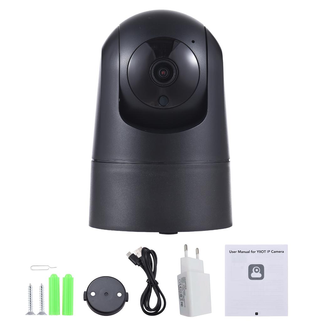 2-мегапиксельная камера внутренней безопасности с функцией панорамирования и наклона для радионяни, интеллектуального отслеживания движения, ночного видения, двусторонняя