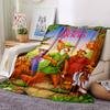 1pc Robin Hoods Poster flannel Blanket for Super Soft Cute Comfort Blanket for Travel Bedding Couch Sofa Blanket Y73051