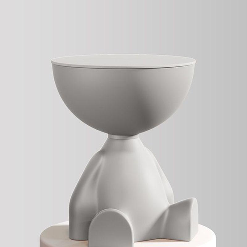 Легкий роскошный мультяшный диван-стол с краем, креативный журнальный столик с плоским изголовьем, небольшой бытовой пластиковый журнальный столик, мебель, приставной столик