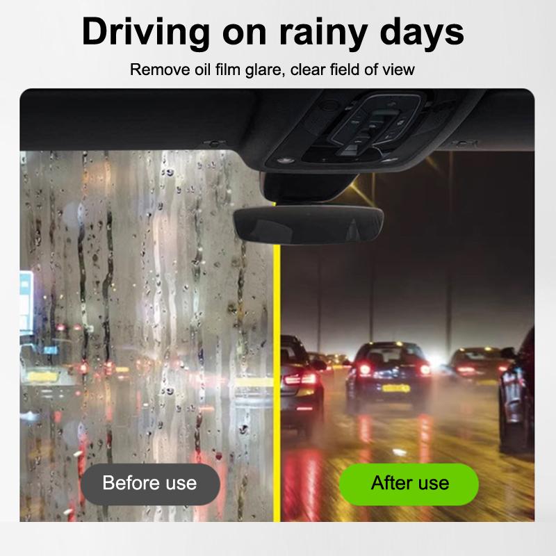 Автомобильное стекло Глянцевый Мощный очиститель лобового стекла автомобиля Удаляет масляную пленку Очиститель для автомобильных стекол Удаляет грязь Щетка для чистки автомобиля