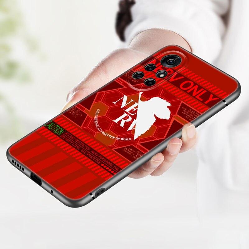 Чехол для телефона Anime Girl Mech для Huawei Honor 60 50 SE 30S Mate 30 20 10 Lite 40 Nova 9 8 Pro Y60 8i 7i 7SE 5T Premium Black Cover