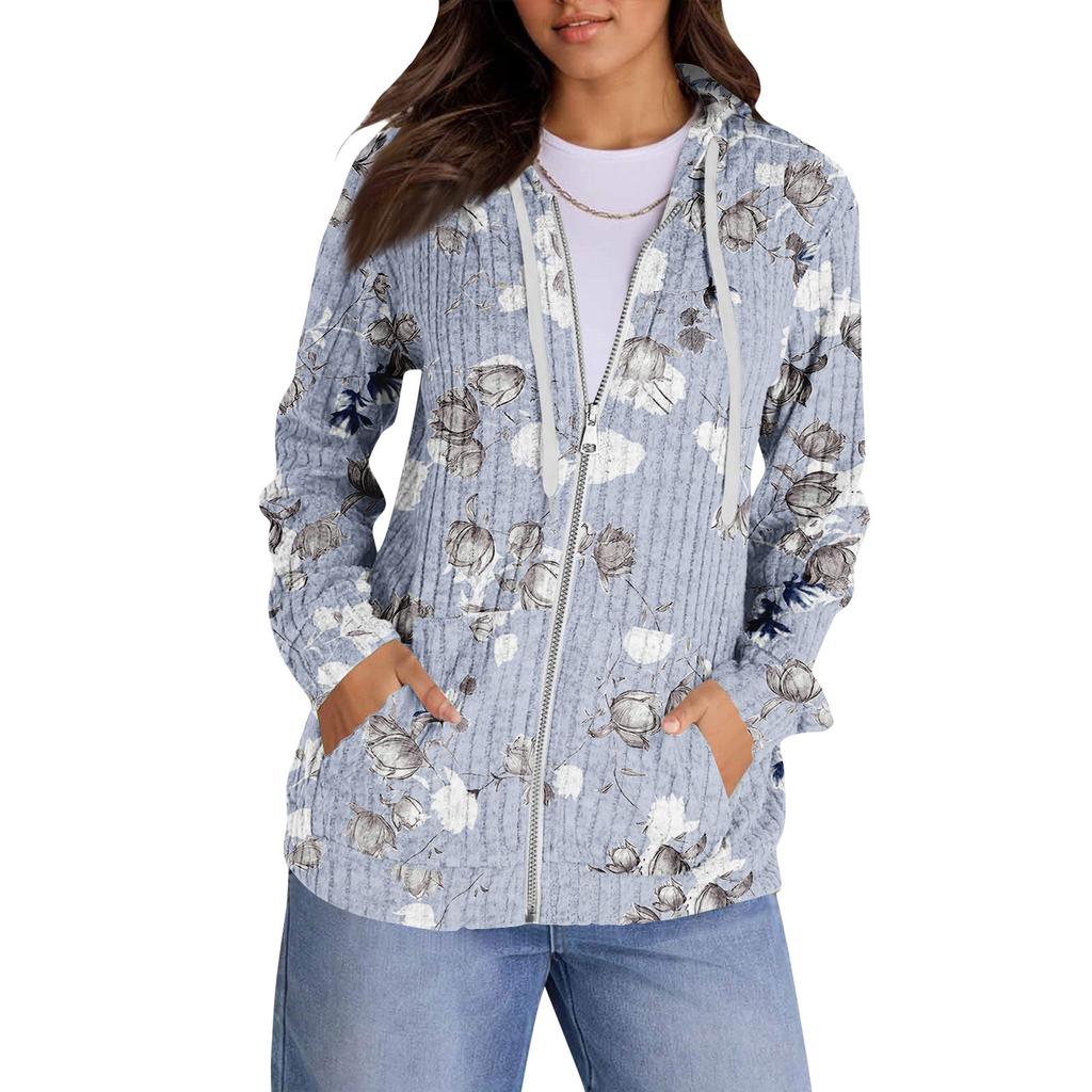 Hoodies For Women Trendy Tops Casual Fall Fashion Long Sleeve Sweatshirt With Pockets Pullover Lightweight
