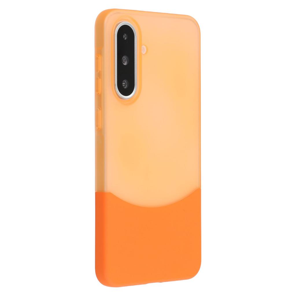 For Samsung Galaxy A56 5G Case Dual Color Splicing Matte PC Phone Cover Large Camera Cutout