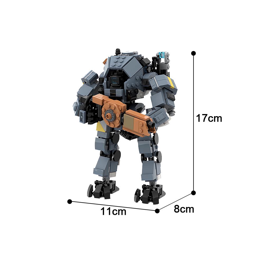 Gobricks BT-7274 Титан класса Vanguard Строительные блоки Игра Титан Titanfall 2 FS-1041 Титан Строительные блоки Игрушка Подарок Ребенку