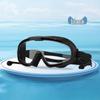 Детские водонепроницаемые очки для плавания с защитой от запотевания и УФ-лучей - Большая оправа, Профессиональные для дайвинга для мальчиков и девочек