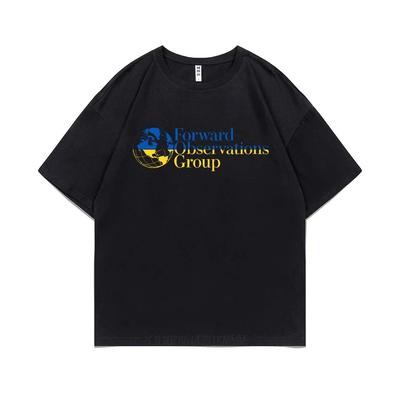 Футболка с графическим принтом Forward Observations Group, мужская повседневная из чистого хлопка, футболки, мужская женская мода, оверсайз, уличная одежда