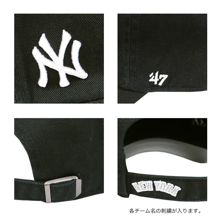 Кепка 47 Brand Clean Up Low Mini Navy One Size Fits All, Унисекс, Мужская/Женская, Логотип, MLB, Yankees, Синяя, [Б/У]